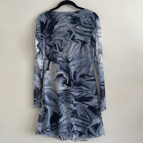 Stradivarius ASOS Long Sleeve Mesh Mini Dress | NWT | Size XL - Picture 12 of 12